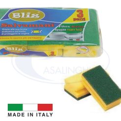 Spugne Abrasive Salvamani Set 3 Pz.-8006324110113