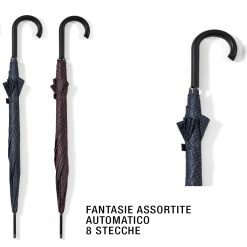 Ombrello Nylon Autom. Metallo Fant. Uomo-8013066002514