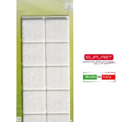 Feltrino Adesivo 40X40 Mm Bianco Bl.10 Pz.-8006383255442