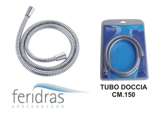 Tubo Doccia Cm.150 Cromato Feridras-8033237810342