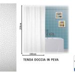 Tenda Doccia In Peva Cm.240X200-8033237832177