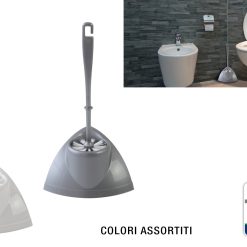 Portascopino Angolare Polo Plastica Cm.15X15X39H-8033237847072