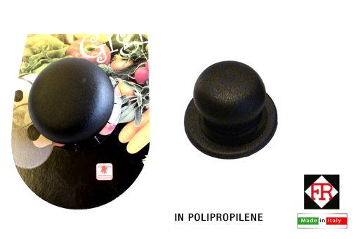 Pomolo Pp Nero Fascia-8032797730985