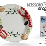 Piatto Ceramica Piano Cm.33 Dec. Aragosta-8025569055546