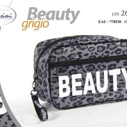 Borsello Cosmesi Beauty Cm.26X11X16H Grigio-8025569778520