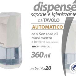 Dispenser Sapone Liquido Automatico Ml.360-8025569815676