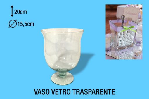 Vaso Vetro Cm.15