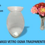 Vaso Vetro Ogiva Cm.14X35H Trasparente-8051418064582