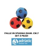 Palle In Spugna Set 3 Pz. Diam. Cm.7 Col. Ass.-8002936011237