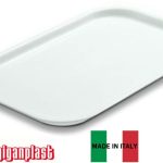 Vassoio Rettangolare Gilly Bianco Cm.46X30X2