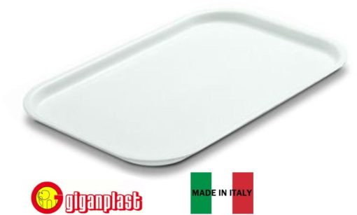 Vassoio Rettangolare Gilly Bianco Cm.46X30X2