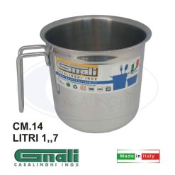 Bollilatte Inox 18/C 1 Man. Cm.14 Realterm.-8011126103775