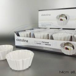 Ciotolina Porcellana Cm.8