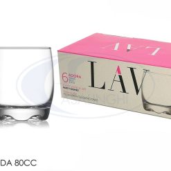 BICCHIERINI VETRO CONF. 6 PZ. CL.8 ADORA