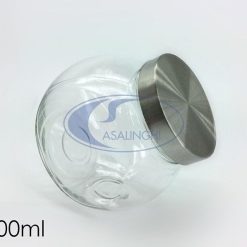 VASO VETRO CON COPERCHIO SATINATO LT.3