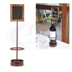 Portabottiglia Singolo Con Lavagna-8717624240010