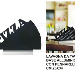 Lavagna Da Tavolo Pizza Base Allum.+Pennarello-8718226497062