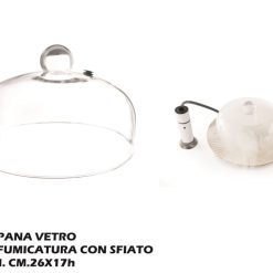 Campana Vetro Con Sfiato Cm.13X28
