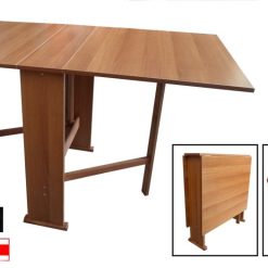 Tavolo Susanna Piegh. Formica Noce Cm.75X140-8033331610190