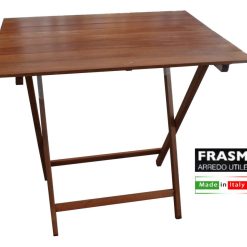 Tavolo A Strisce 60X80 Noce-8033331610220