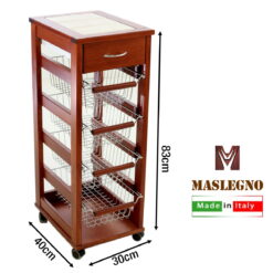 Carrello Vesuvio Salvaspazio C/Cass. Ciliegio *-8033433380519
