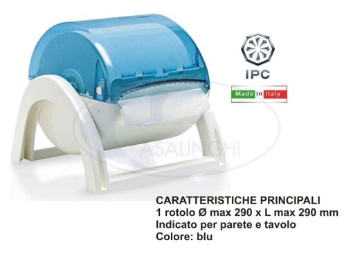 Portarotolo Haccp Per Rotolo Industriale Mm.310-8033498008076