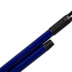 MANICO IN METALLO CON ATTACCO A VITE E TAPPO IN PLASTICA CM.130 BLU