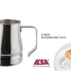 Lattiera Cappuccino 6 Tz. Evolution Inox 18/10 Serie Evolution-8000409352108