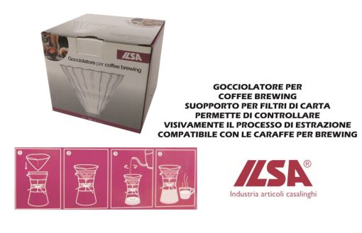 Gocciolatore X Coffee Brewing Diam. Cm.12 Vetro Borosil. X Art.762-8000409362848