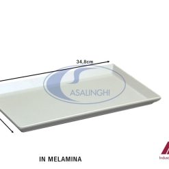 Vassoio Melamina Lullaby Cm.35X24 Avorio-4716872848577