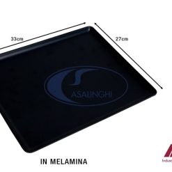 Vassoio Baker Gn 1/2 C/Pied. Cm.33X27 Nero Melamin-4718007600005