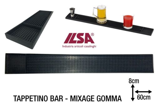 Tappetino Bar Cm.60X8 L. Mixage Gomma Ilsa-8000409351583