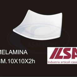 Piattino Melamina Cm.10X10X3H Avorio-4713273049992