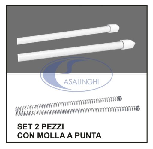 Bacchette Per Tenda Cf 2 Pz. Cm.50 C/Punta-8012583055508