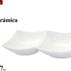 Pirofila Ceramica B.Co 2 Scomp. Cm.17X8X4H-8431487415377
