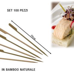 Spade In Bamboo Cm.20 Set 100 Pz.-8024112002341