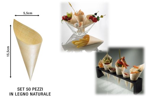 Cono Legno Grande Cm.5 Cono Legno Grande Cm.5