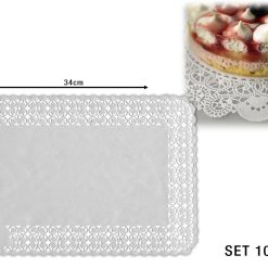 Pizzi Smaltati Rett.Re Set 100 Pz. Cm.26X34-8024112013392