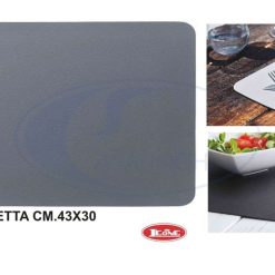 Tovaglietta Les Chic Grigio Cm.43X30 Singola-8024112060648