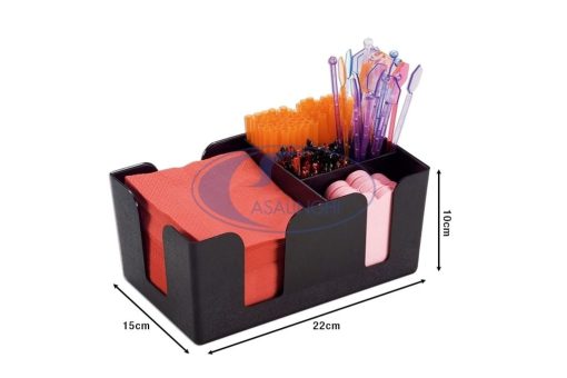 Organizer Bar In Plastica Cm.15X22X10H-8024112050403