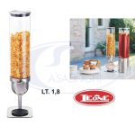 Dispenser Cereali In Vetro E Acciaio Lt.1