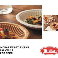 Fondina Kraft Avana Diam. Cm.19 Set 50 Pz.-8024112012050