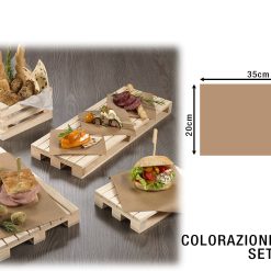 Carta Antigrasso Avana Cm.20X35 Set 500 Pz. Le Cartine-8024112002884