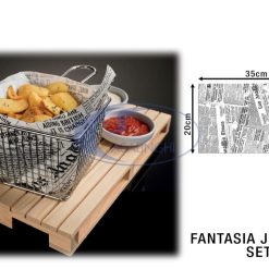 Carta Antigrasso Bianca Cm.20X35 Set 500 Pezzi-8024112002822