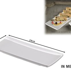 Vassoio Melamina Rett.Re Cm.24X10X2H Le Perle-8024112001108