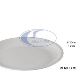 Piatto Piano Melamina Cm.20X2H-8024112630674