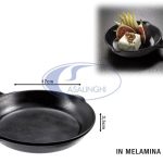 Padellino Melamina Nero Cm.17X3