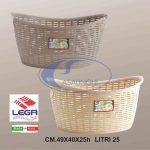 Cesta Ovale Grande Rattan Lt.25-8004459016928