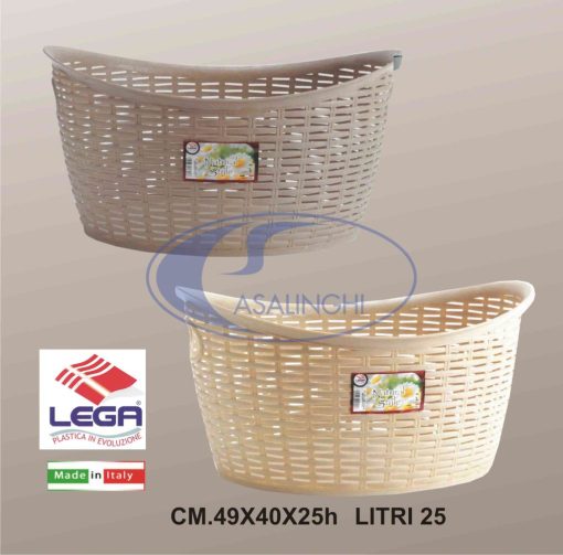 Cesta Ovale Grande Rattan Lt.25-8004459016928