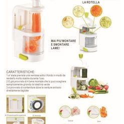 Spiralizzatore Con 4 Tipi Di Taglio-8016572201945